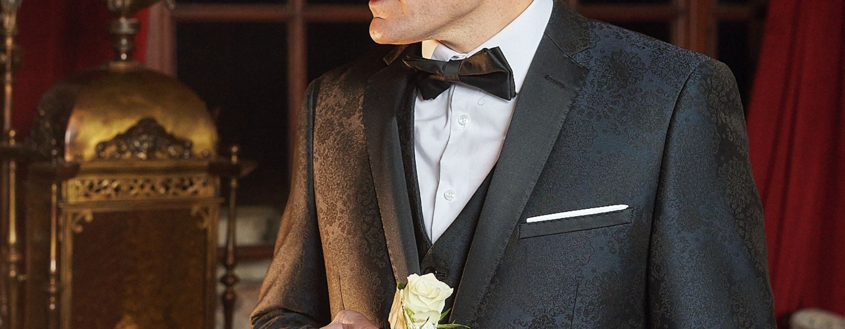 Wedding suit Besançon, ceremony suit, custom made, personalization, Hafnium